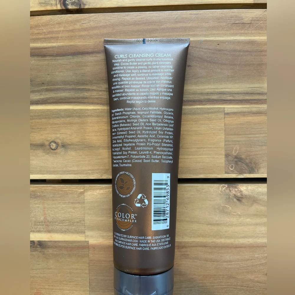 New Sealed Surface‎ Hair Curls Cleansing Cream 9 Oz.